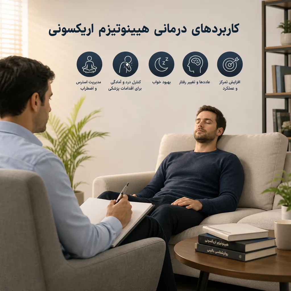 کاربردهای درمانی هیپنوتیزم اریکسونی