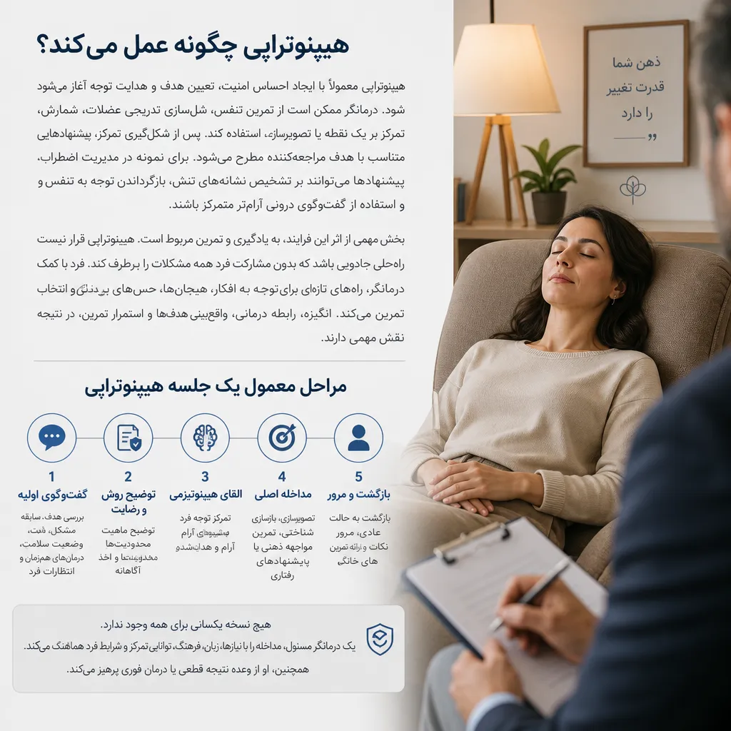هیپنوتراپی چگونه عمل میکند؟